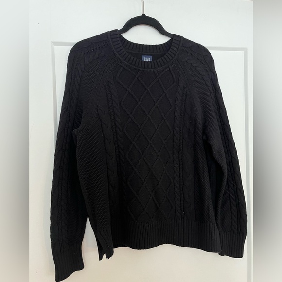 Gap Cotton Cable Knit Sweater size L - Picture 2 of 8